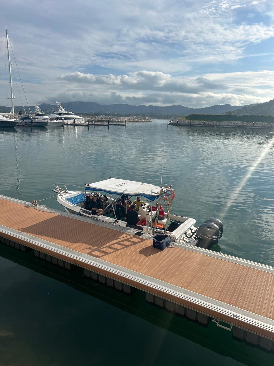 ConnectOcean team member promoting ocean conservation