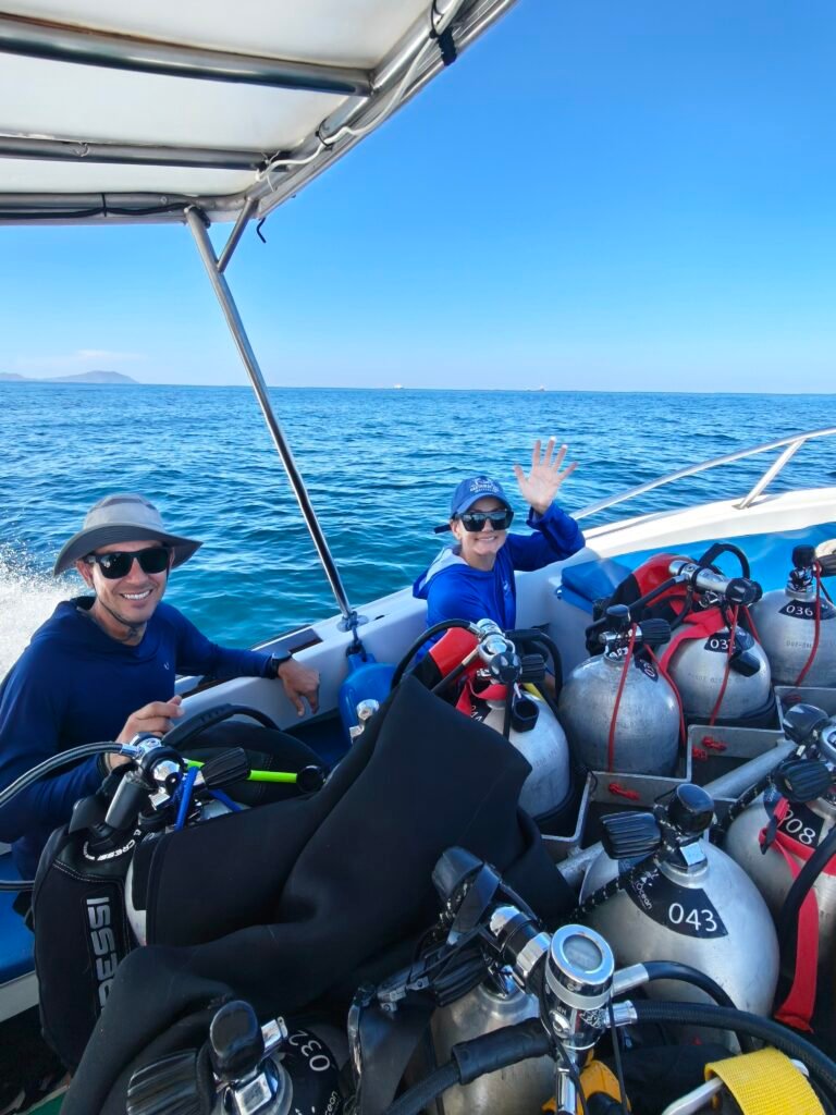 diving in catalinas island with connect ocean diving